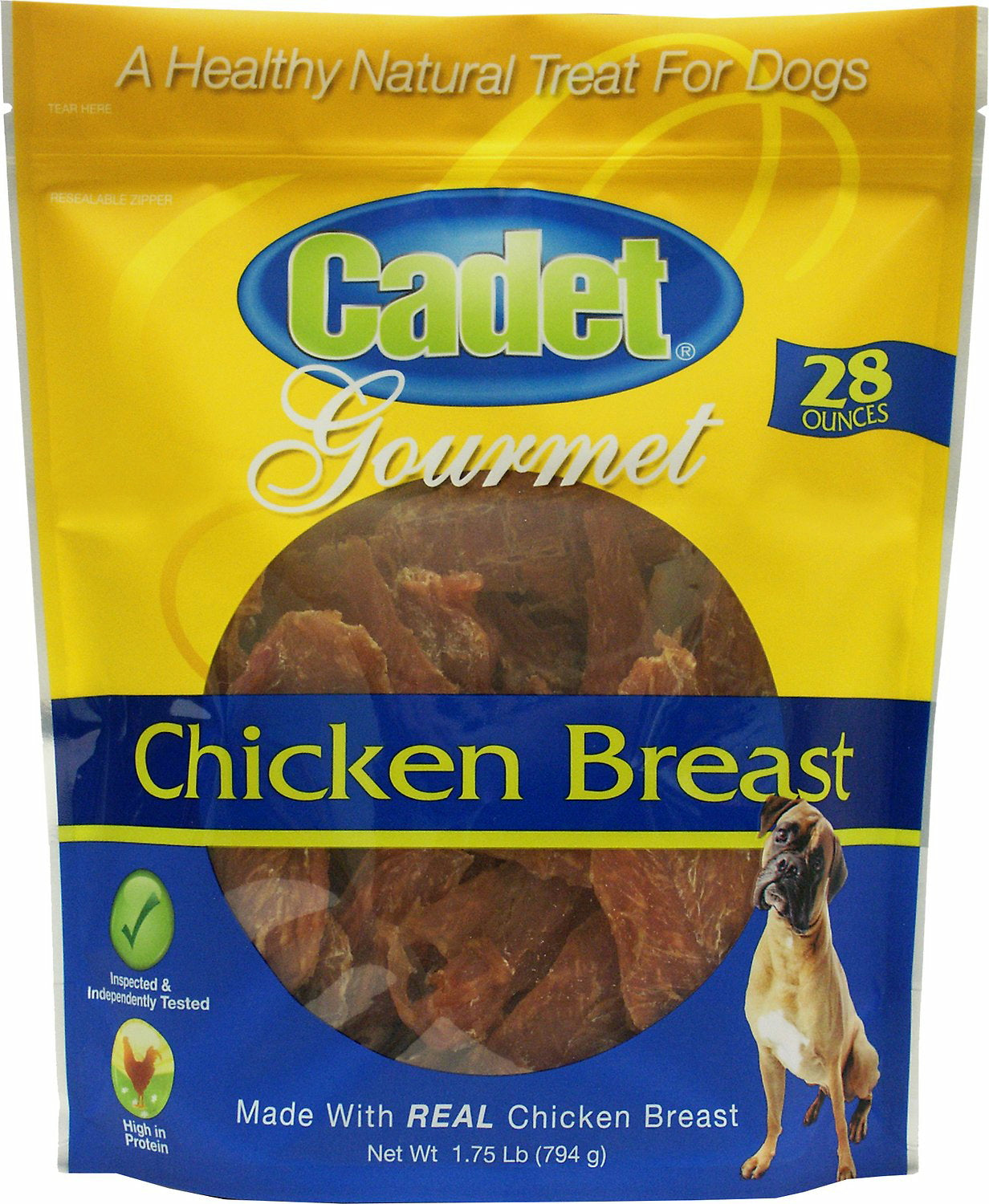 Cadet Chicken Breast Natural Dog Treats Gourmet 28 Ounce