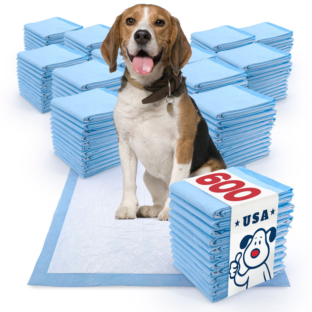 ValuePad USA Puppy Pads Medium 22x23 Inch 600 Count BULK PACK