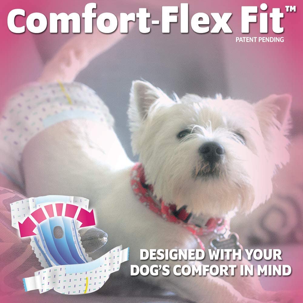 Clean Go Pet Disposable Doggy Diapers Small